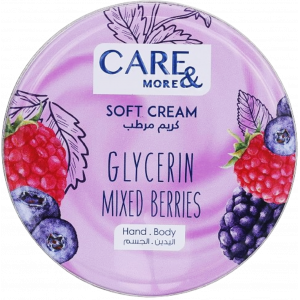 CARE & MORE GLYCERIN MIXED BERRIES HAND BODY SOFT CREAM 75 ML